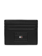 Etui na dokumenty i karty - Tommy Hilfiger Etui na karty kredytowe Th Casual Flag Cc Holder AM0AM14251 Czarny - miniaturka - grafika 1