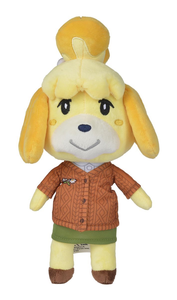 Simba Animal Crossing Melinda Winter – pluszowa figurka, miękka, 25 cm, przytulanka, postać z anime/gier wideo, grupy wiekowe