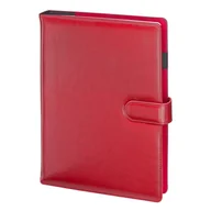 Kalendarze - Kalendarz tygodniowy czerwony A4 z wymiennym wkładem zapięcie magnetyczne 45B - miniaturka - grafika 1