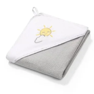 BabyOno Okrycie kąpielowe frotte ręcznik z kapturkiem 76x76cm słonko | PONAD 10 TYŚ PRODUKTÓW W ATRAKCYJNYCH CENACH | SZYBKA - Okrycia kąpielowe dla dzieci - miniaturka - grafika 1