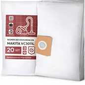 Worki do odkurzaczy - 20x Worek do Odkurzacza Makita VC3011L Syntetyczny Tekstylny Pojemny Worki - miniaturka - grafika 1