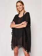 Sukienki - Seafolly Sukienka plażowa Amnesia 52162 Czarny Regular Fit - miniaturka - grafika 1
