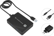Huby USB - HUB USB Conceptronic HUBBIES11BP Czarny - miniaturka - grafika 1