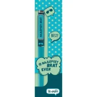 Długopisy - Be-Happy Gifts Długopis Pop Art - Najlepszy Brat - miniaturka - grafika 1