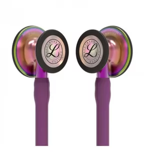 Stetoskop Littmann Cardiology IV 6205 Stetoskopkardiologiczny Rainbow-Finish, przewód śliwkowy,lira czarna,trzonek fioletowy - Urządzenia medyczne - miniaturka - grafika 2