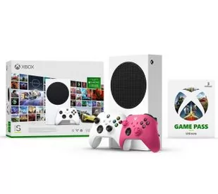 Xbox Series S - 512GB - Game Pass Ultimate 3 m-ce - dodatkowy pad (różowy) - Konsole Xbox - miniaturka - grafika 1