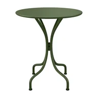 Stoły ogrodowe - Okrągły metalowy stół ogrodowy śr.60cm - Kaki - MIRMANDE - miniaturka - grafika 1