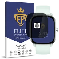 Akcesoria do smartwatchy - FOLIA 5D PRYWATYZUJĄCA SZKŁO ANTI-SPY DO AMAZFIT GTS 4 MINI CAŁY EKRAN - miniaturka - grafika 1