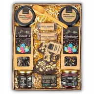 Zestawy upominkowe - Duży Kosz Prezentowy Na Wielkanoc Zestaw Słodycze - miniaturka - grafika 1