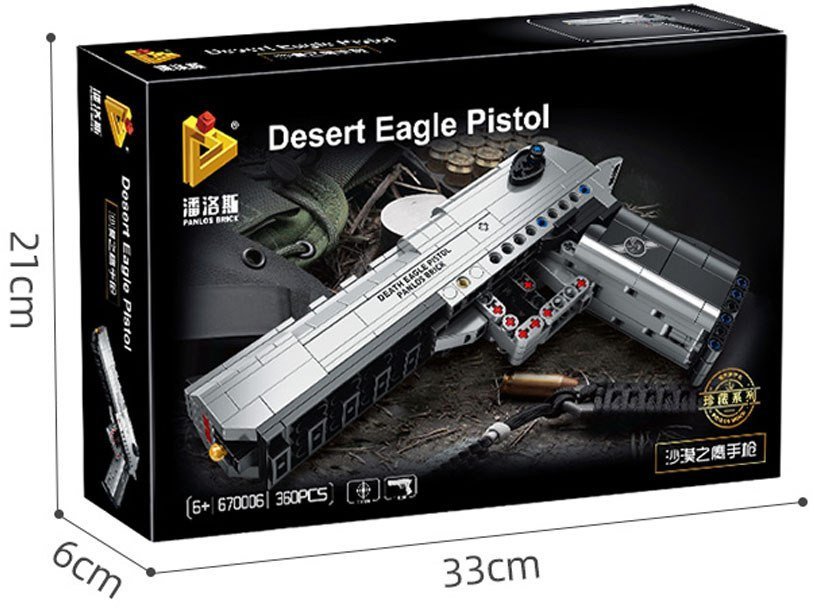 Zestaw Klocków Militaria Pistolet 360el. EDUKAMP
