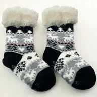 Skarpetki dla dzieci - SKARPETKI DZIECIĘCE GRUBE ANTYPOŚLIZGOWE 0-12 MC - miniaturka - grafika 1