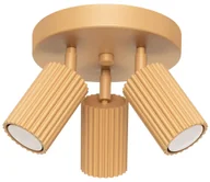 Lampy sufitowe - Sollux SL.1563 - Oświetlenie punktowe KARBON 3xGU10/10W/230V złoty - miniaturka - grafika 1