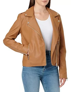 Vila Damska kurtka Vicara Coated Jacket-NOOS, toasted Coconut, S, Toasted Coconut, S - Kurtki damskie - miniaturka - grafika 1