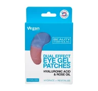 Kosmetyki pod oczy - Beauty Formulas Kwas Hialuronowy & Olejek Różany żelowe płatki pod oczy 6 par - miniaturka - grafika 1