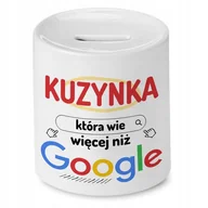 Skarbonki - Skarbonka Dla Kuzynki na Urodziny na Prezent z Nadrukiem ze Zdjęciem - miniaturka - grafika 1