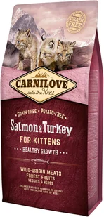 Carnilove Kitten Healthy Growth Salmon&Turkey 6 kg - Sucha karma dla kotów - miniaturka - grafika 3