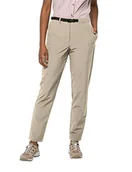 Spodnie damskie - Jack Wolfskin Damskie spodnie Summer Walk Pants W spodnie rekreacyjne, White Pepper, 46, WHITE PEPPER, 46 - miniaturka - grafika 1