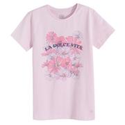 Koszulki dla dziewczynek - Cool Club, T-shirt dziewczęcy, różowy - miniaturka - grafika 1