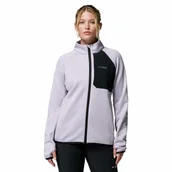 Kurtki damskie - Damska kurtka polarowa Columbia Triple Canyon Grid Fleece II Full Zip Jacket lavender/black - S - miniaturka - grafika 1