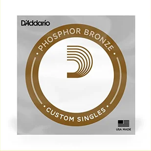 D'Addario ball End fosforu z brązu Single Strings PB032 - Struny gitarowe  - miniaturka - grafika 1