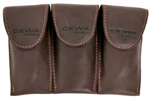 Gewa Mundstücktasche Crazy Horse Posaune schwarz für 3 Mundstücke 720031 - Akcesoria do instrumentów dętych - miniaturka - grafika 1