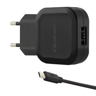 Qoltec ŁADOWARKA SIECIOWA 12W | 5V | 2.4A | USB |+KABEL MICRO USB 50195 - Ładowarki do telefonów - miniaturka - grafika 3