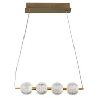Lampy sufitowe - Lampa wisząca Diamond 4 4xLED CCT złota LP-2202/4L GD - Light Prestige - miniaturka - grafika 1