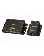 Pozostałe akcesoria sieciowe - Aten UCE3250-AT-G 4-Port USB 2.0 CAT 5 Extender UCE3250-AT-G - miniaturka - grafika 1