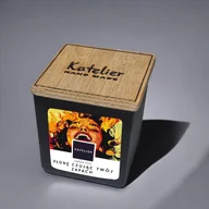 Świece - Świeca sojowa - Płonę czując twój zapach - 250 ml - "Zapach sexu" - Zapach dzikich nut jaśminu i bambusa - Płomień bez cenzury - miniaturka - grafika 1