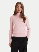 Swetry damskie - Calvin Klein Golf LV044D371G Beżowy Regular Fit - miniaturka - grafika 1