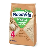 Kaszki dla dzieci - Nutricia BOBOVITA PORCJA ZBÓŻ Manna po 4 m-cu 170 g - miniaturka - grafika 1