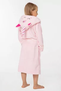 SZLAFROK ENVIE UNICORN (kolor pink, rozmiar 122-128) - Okrycia kąpielowe dla dzieci - miniaturka - grafika 2
