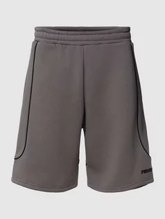 Spodnie sportowe męskie - Szorty z elastycznym pasem - grafika 1