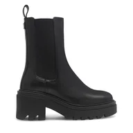 Botki damskie - Botki Gino Rossi CIRCE-RST-02G Czarny - miniaturka - grafika 1