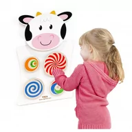 VIGA Drewniana Zabawka Gra  Ścienna - Wzory