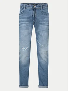 Petrol Industries Jeansy M-1040-DNM056 Niebieski Tapered Fit - Spodnie męskie - miniaturka - grafika 1