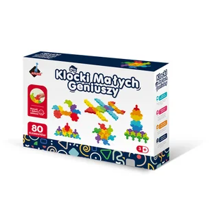 Klocki Małych Geniuszy Puzzle 80 Elementów - Klocki - miniaturka - grafika 1