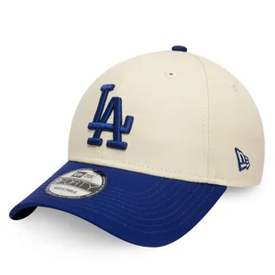 Czapka z daszkiem New Era LA Dodgers Colour Block 9FORTY 60595216 Beżowy - Czapki damskie - miniaturka - grafika 1