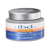 IBD LED/UV HARD Builder Gel - Clear, Żel budujący bezbarwny 56 g - Żele do paznokci - miniaturka - grafika 1