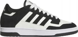 Buty Męskie Adidas Rapid Court Low Biało-czarne JP5255 r 46 - Buty sportowe męskie - miniaturka - grafika 1