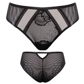 Majtki damskie - Majtki Alles ETHER figi brazylijskie czarne rozmiar 40 - miniaturka - grafika 1