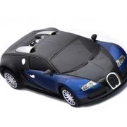 Zabawki zdalnie sterowane - Samochód RC Bugatti Veyron licencja 1:24 niebieski - miniaturka - grafika 1