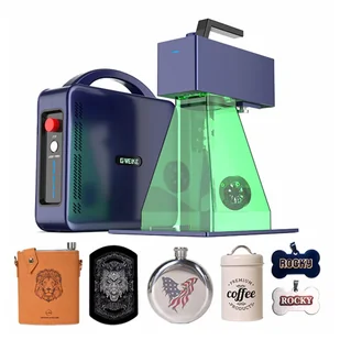 Gweike Cloud G2 Pro 20W Fiber Laser Marking Machine 10000mm/s Speed 0 001mm Accuracy 150mm*150mm 1 5mm Max Depth on Metal - Grawerowanie i akcesoria - miniaturka - grafika 1