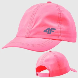 4F CZAPKA Z DASZKIEM DZIEWCZĘCA DZIECIĘCA STRAPBACK SS24 - Czapki damskie - miniaturka - grafika 1