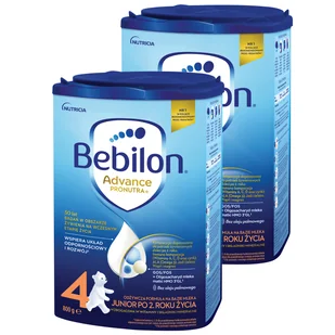 Zestaw Bebilon Advance Pronutra 4 Junior, odżywcza formuła na bazie mleka, po 2 roku, 2 x 800 g - Mleko modyfikowane - miniaturka - grafika 1