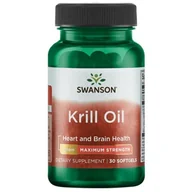 Witaminy i minerały - SWANSON Krill Oil 1g - (30 kap) - miniaturka - grafika 1