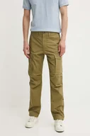 Spodnie męskie - G-Star Raw spodnie męskie kolor zielony w fasonie cargo D24309-D308 - miniaturka - grafika 1
