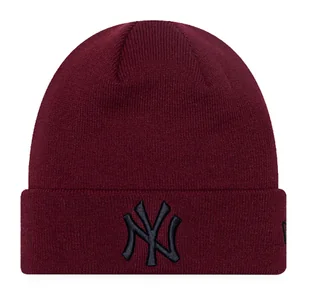 Czapka zimowa NEW ERA NYY League Knit Beanie czerwona - Czapki damskie - miniaturka - grafika 1