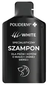 Szampony i odżywki dla psów - POLIDERM Szampon White dla psów o białej i jasnej sierści saszetka 15 ml - miniaturka - grafika 1