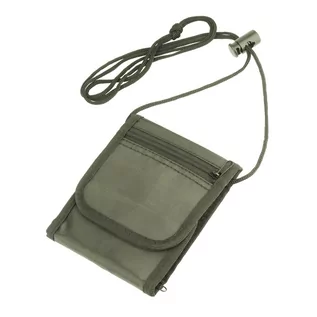 Portfele - Mil-Tec - Portfel / paszportówka Neck Wallet - Zielony OD - 15820001 - grafika 1